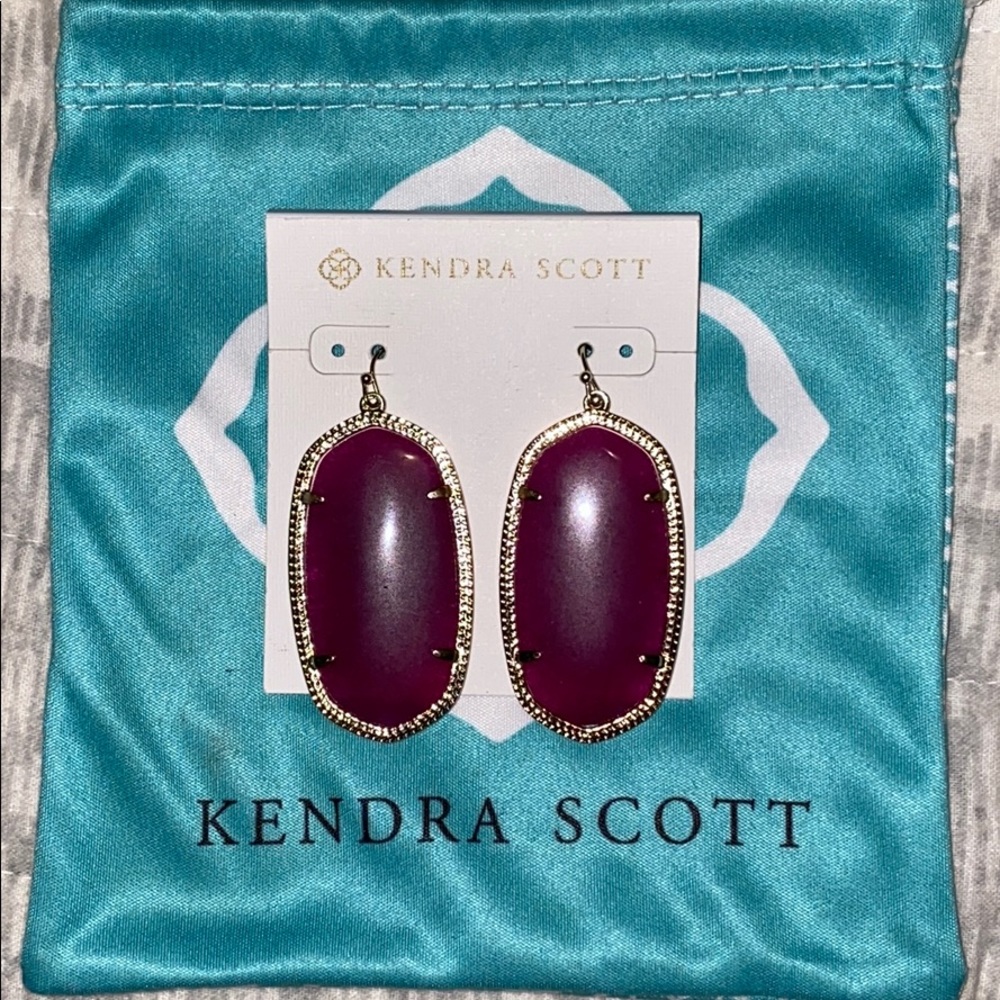 Purple Earrings